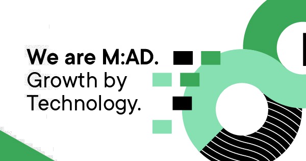 MadGrowth brand banner: We are M:AD. Growth by Technology.